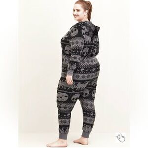 Disney x Torrid Extra Soft The Nightmare Before Christmas Onesie with Hood NWOT